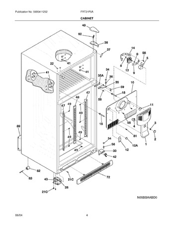 Diagram for FRT21P5AQA