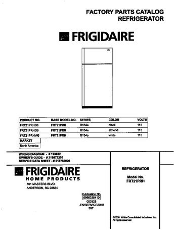 Diagram for FRT21PRHD6