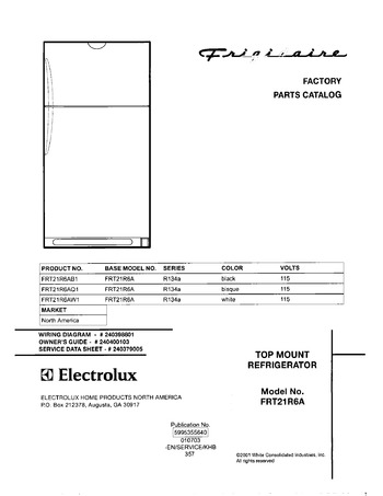 Diagram for FRT21R6AW1