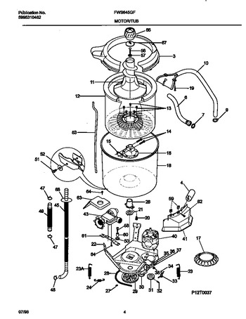 Diagram for FWS645GFT1