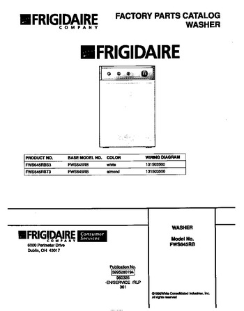 Diagram for FWS645RBS3