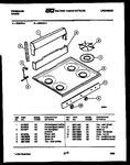 Diagram for 02 - Backguard And Cooktop Parts