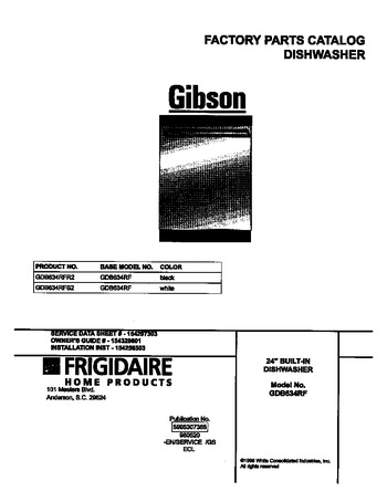 Diagram for GDB634RFR2