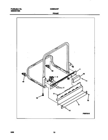 Diagram for GDB634RFR2