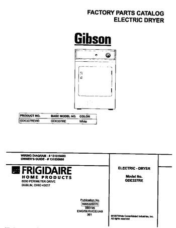 Diagram for GDE337REW0