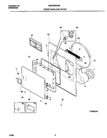 Diagram for GDE436REW0