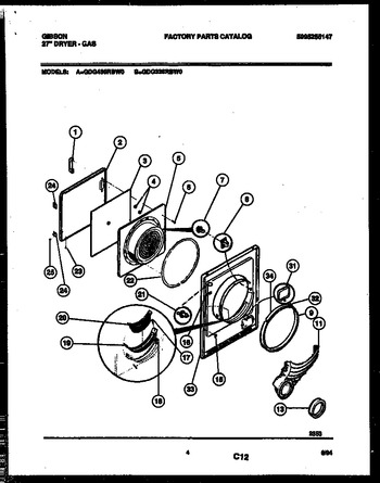 Diagram for GDG336RBW0