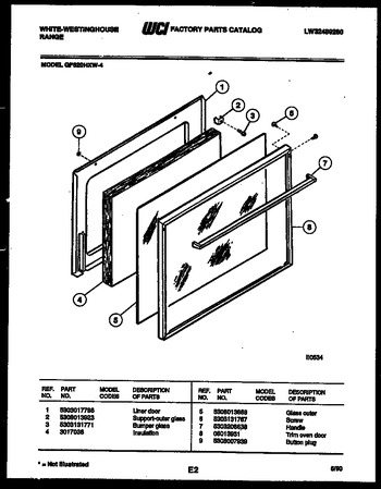 Diagram for GF620HXW4