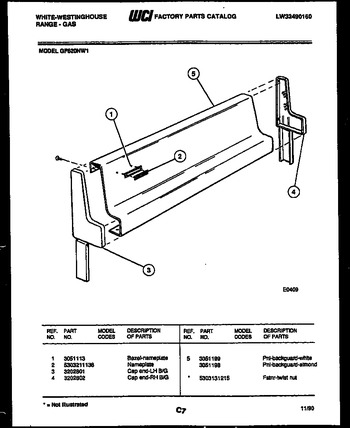 Diagram for GF620NW1