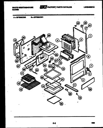 Diagram for GF780KXW0