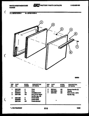 Diagram for GF830HXW5