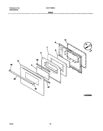 Diagram for GGF316BSA