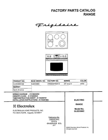 Diagram for GLED388CSB