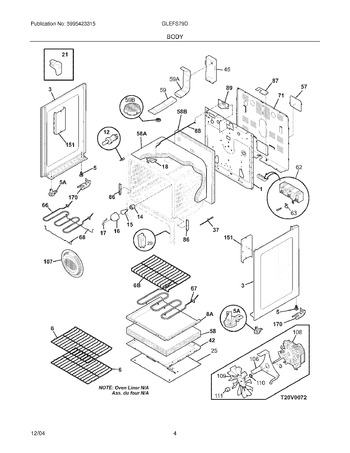 Diagram for GLEFS79DSB