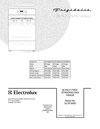 Diagram for GLGF388DSC