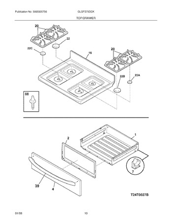 Diagram for GLGFS75DCK