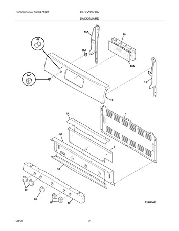 Diagram for GLGFZ386FCA