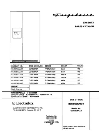 Diagram for GLRS264ZAW3