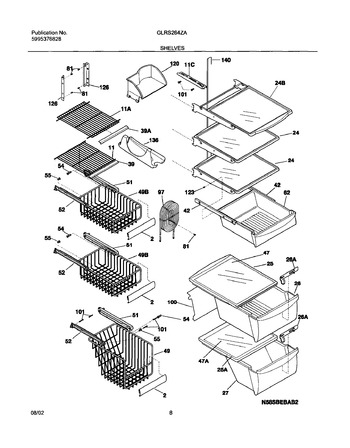 Diagram for GLRS264ZAW5