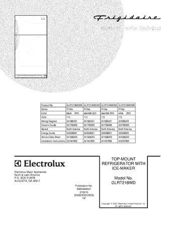 Diagram for GLRT218WDWB