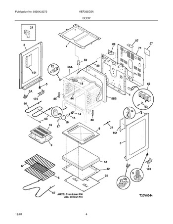 Diagram for KEF355DSA