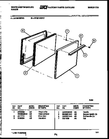 Diagram for KF201HDW7