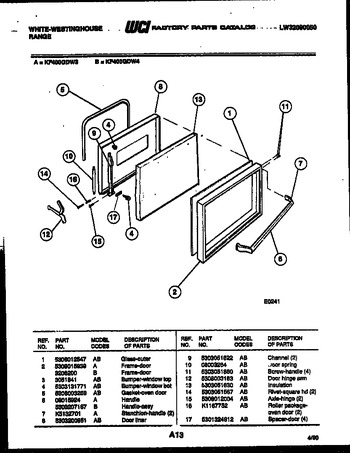 Diagram for KF400GDW4