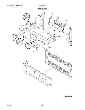 Diagram for LFEF3011LBA