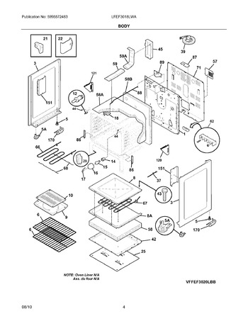 Diagram for LFEF3018LWA