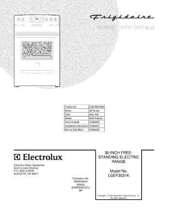 Diagram for LGEF3031KMA