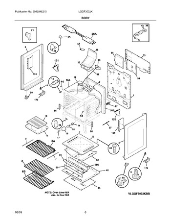 Diagram for LGGF3032KBB