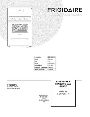 Diagram for LGGF3033KWF