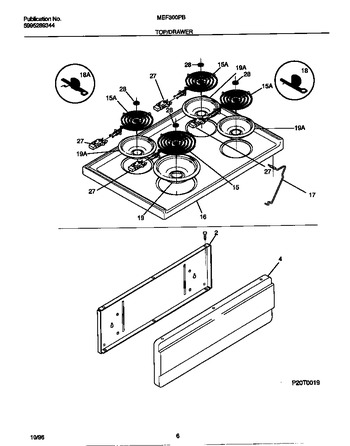 Diagram for MEF300PBWG