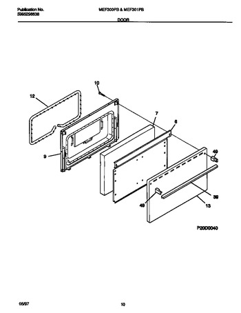 Diagram for MEF301PBWJ