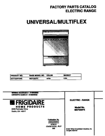 Diagram for MEF300PXWE