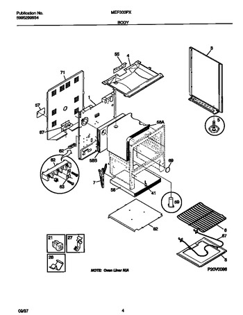 Diagram for MEF300PXWE