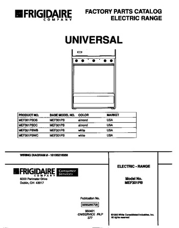 Diagram for MEF301PBWB