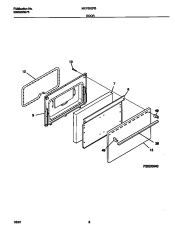 Diagram for MEF302PBWJ