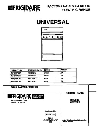 Diagram for MEF303PCWA