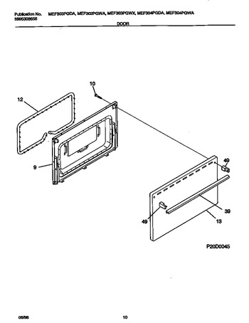 Diagram for MEF303PGWA