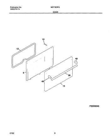 Diagram for MEF303PGWD