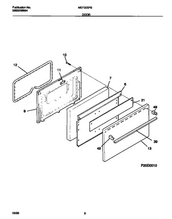 Diagram for MEF305PBWB