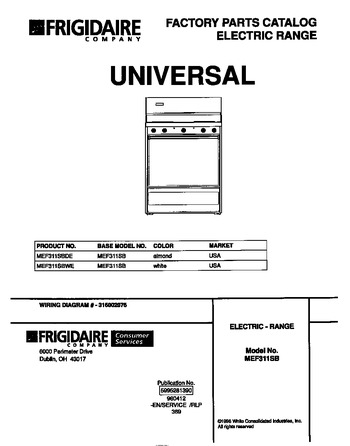 Diagram for MEF311SBDE