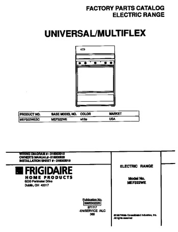 Diagram for MEF322WESC