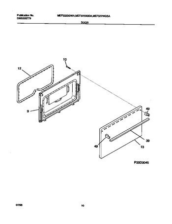 Diagram for MEF322WGSA