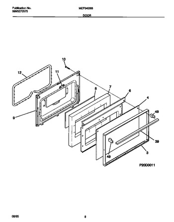 Diagram for MEF342BBWD