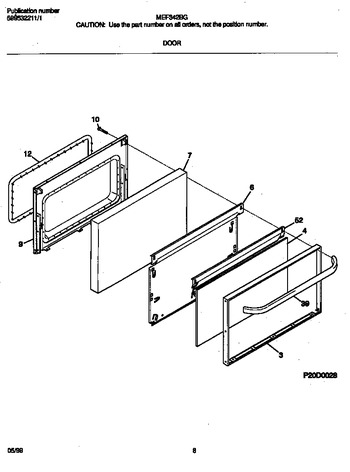 Diagram for MEF342BGWD