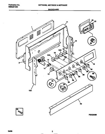 Diagram for MEF352BEWA