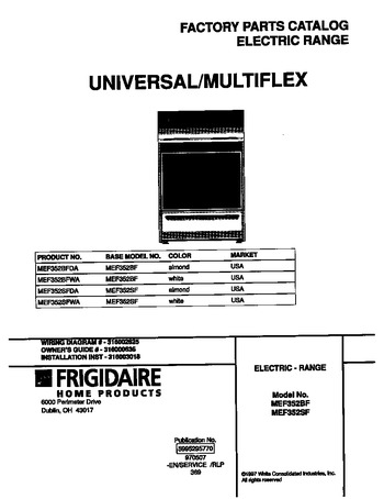 Diagram for MEF352SFWA