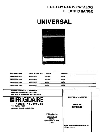 Diagram for MEF355BGWA